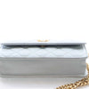 Chanel Mini CC Lambskin Camellia Crush Clutch With Chain Secondhand