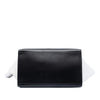 Celine Medium Tricolor Calfskin and Suede Trapeze Satchel Secondhand