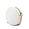 Gucci Mini GG Marmont Matelasse Calfskin Round Crossbody Secondhand