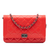 Chanel Quilted Lambskin Boy Wallet On Chain Secondhand
