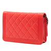 Chanel Quilted Lambskin Boy Wallet On Chain Secondhand