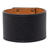 Hermès Epsom and Gold Plated Kelly Extreme Dog Bracelet Secondhand