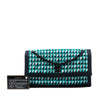 Chanel CC Multicolor Quilted Tweed Accordion Houndstooth Flap Secondhand