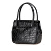 Secondhand Ferragamo Croc Embossed Vara Handbag