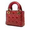 Dior Mini Lambskin Cannage Studded Supple Lady Dior Secondhand