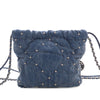 Chanel Mini Denim Studded 22 Handbag Secondhand