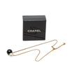 Chanel CC Gold Plated Faux Pearl Pendant Necklace Secondhand