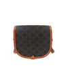 Celine Medium Triomphe Coated Canvas Folco Crossbody Secondhand