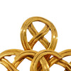 Chanel CC Gold Plated Infinity Brooch Secondhand