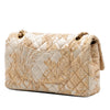 Chanel Medium Classic Embroidered Canvas Double Flap Secondhand