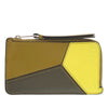LOEWE Tricolor Calfskin Puzzle Coin Card Holder Secondhand