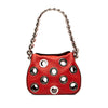 Prada Vitello Daino Grommet Handbag Secondhand