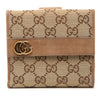 Secondhand Gucci GG Canvas Trifold Compact Wallet