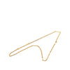 Louis Vuitton Gold Plated LV Yours Chain Necklace Secondhand
