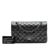 Chanel Medium Classic Lambskin So Black Double Flap Secondhand