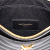Saint Laurent Grain De Poudre Chevron Monogram Bill Pouch Secondhand