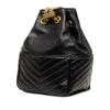 Saint Laurent Mini Chevron Lambskin Joe Bucket Bag Secondhand
