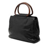 Chanel CC Caviar Wood Top Handle Bag Secondhand