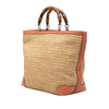 Gucci Raffia Bamboo Childrens Tote Secondhand