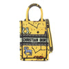 Dior Mini Embroidered Canvas Vertical Book Tote Secondhand