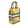 Dior Mini Embroidered Canvas Vertical Book Tote Secondhand