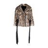 Secondhand Collection Privée Leopard Pattern Fur Jacket 