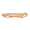 Secondhand Prada Tortoiseshell-Effect Resin & Leather Chain Belt - '00s