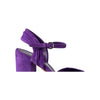 Secondhand Prada Suede Peep-Toe Sandal Heels