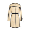 Secondhand Moschino Mesh Belted Trench Coat 