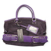 Secondhand Dolce & Gabbana Purple Leather Shopping Bag 