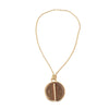 Vintage Italian 18K Gold Gettone Telefonico 7603 Necklace