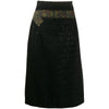 Comme des Garçons Black Wool Skirt - 2000s Second hand