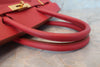 Hermes Birkin Handbag Red Courchevel with Gold Hardware