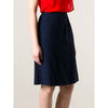 Krizia Blue Wool Midi Skirt - '70s Second hand