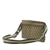 Gucci GG Canvas Web Double Pocket Belt Bag Secondhand