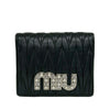 Miu Miu Matelasse Nappa Bijoux Bifold Wallet Secondhand