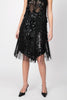Secondhand Gianfranco Ferré Black Beaded Cocktail Dress - '90s