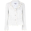 Chanel White Cotton Bouclé Jacket - 2000s Second hand