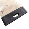 Bottega Veneta Small Canvas French Calfskin Slip Tote Secondhand