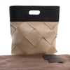 Bottega Veneta Small Canvas French Calfskin Slip Tote Secondhand