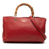 Gucci Medium Calfskin Bamboo Shopper Satchel Secondhand