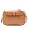 Prada Saffiano Vernice Bow Camera Bag Secondhand