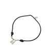 Louis Vuitton Unicef Sterling Silver and Cord Lockit Bracelet Secondhand