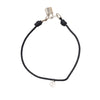Louis Vuitton Unicef Sterling Silver and Cord Lockit Bracelet Secondhand