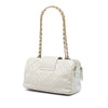 Chanel Quilted Aged Calfskin Mademoiselle Triple Zip Shoulder Bag Secondhand