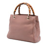 Gucci Small Calfskin Bamboo Shopper Satchel Secondhand