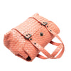 Bottega Veneta Leather Intrecciato Flap Satchel Secondhand
