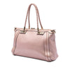 Gucci Metallic Pebbled Calfskin Bella Satchel Secondhand