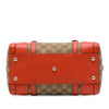 Gucci Small GG Canvas Belted Boston Bag Secondhand