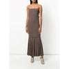 Romeo Gigli Brown Strapless Dress - '90s Second hand